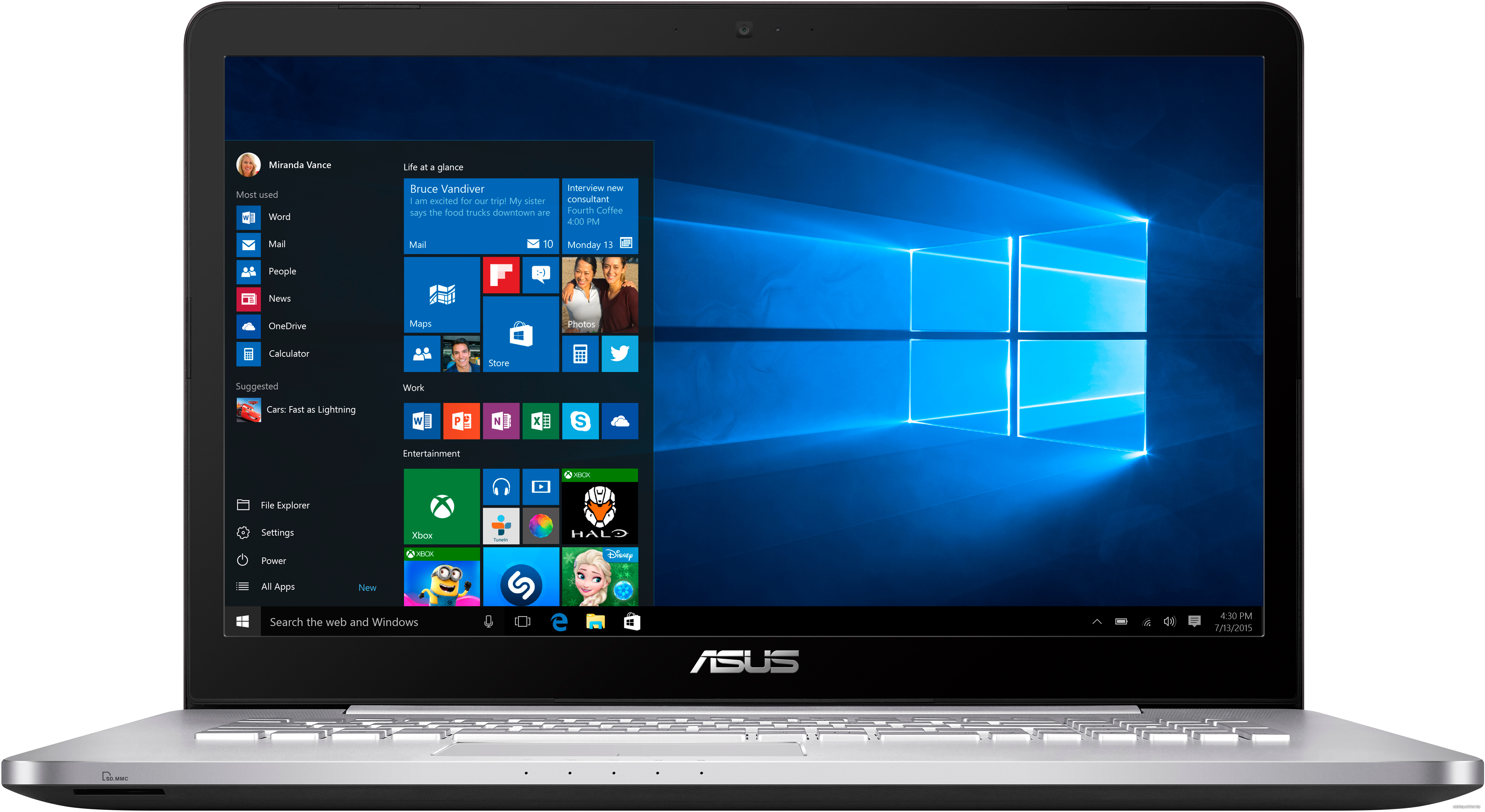 Замена экрана ASUS VivoBook Pro N752VX-GC218T